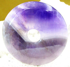 AMETHYST     Edelstein     Donut     ANHÄNGER        40 mm       Nr.7