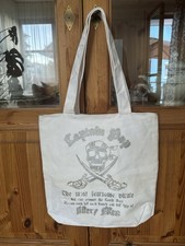 neue Henkeltasche Shopper Badetasch BW+gefüttert Pirat Skull Toten-Kopf weiß