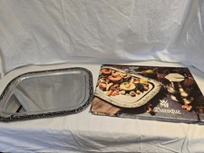 WMF Cromargan Tablett Servierplatte Baroque 7623 608