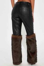 *** KUNSTLEDER HOSEN PELZ FELL