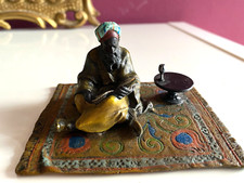 Farbige Bronze Skulptur Winer