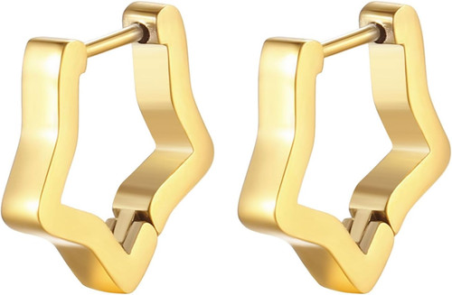 Creolen gold ohrringe unisex - gold,