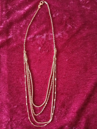 Halskette damen goldfarben - halskette,