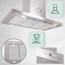 Dunstabzugshaube 120 cm GURARI Inselhaube GCH I 431 120 IS PRIME, Edelstahl