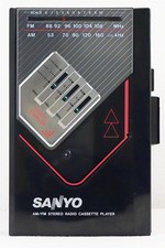 Sanyo AM/FM Stereo Radio Kassettenspieler MGR77 (ohne Batterien) 252347