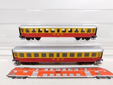 2x Roco H0 AC Personenwagen 2. Klasse B4 10.308 MBS NEM KKK sehr gut #EC40-1