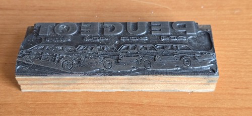 Vintage buchdruck druckplatte - vintage,