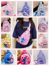 Brusttasche Lilo Stitch Tasche hello Kitty kinder  Reißverschluss kinder Rucksäc