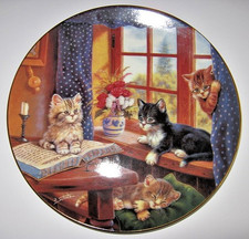 Sammelteller Katzenteller Porzellan Wandteller Katzen Bradex Teller Nr. 9603B