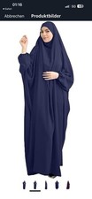 Abaya Muslimische Frauen Maxi Gebetskleid Islamisches Hijab  Khimar Jilbab Kafta