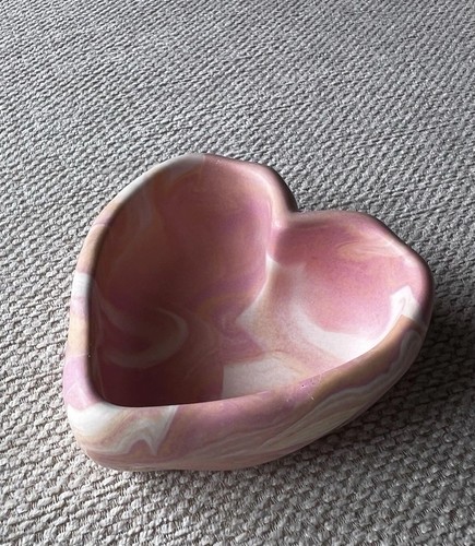 Herz dekoschale aus - herz, jesmonite