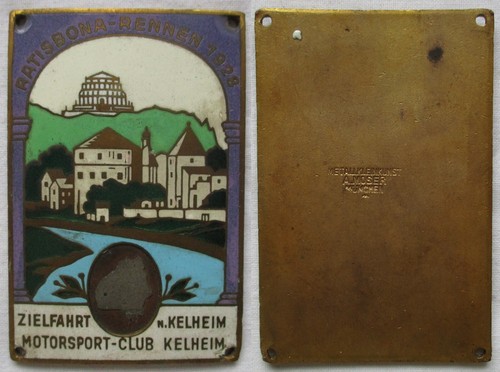 Plakette adac ratisbona - plakette, rennen