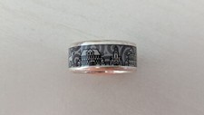 Zebra 925er Silber Ring Stadtring Wolfenbüttel schwarz 925er Silber Neu NP 149€