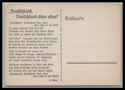 Ansichtskarte patriotische - ansichtskarte, /