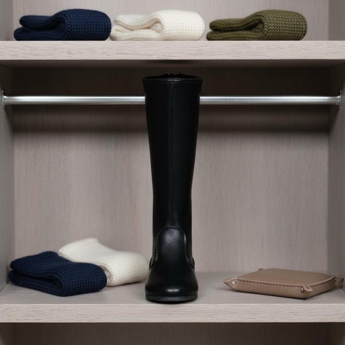 Schwarze puppenstiefel schmal - schwarze,