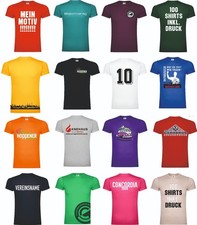 100 T-Shirts inklusive 1x Wunschdruck. Werbeshirt, Arbeitsshirt, Vereinsshirt.
