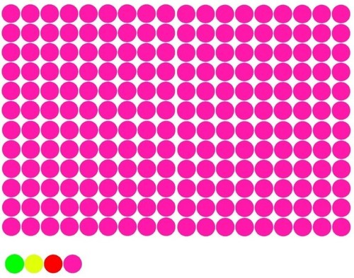 684 1368 klebepunkte neon pink - neon,