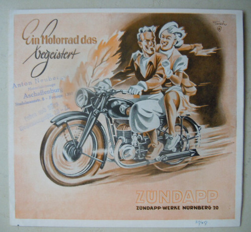 Original zündapp prospekt - original,
