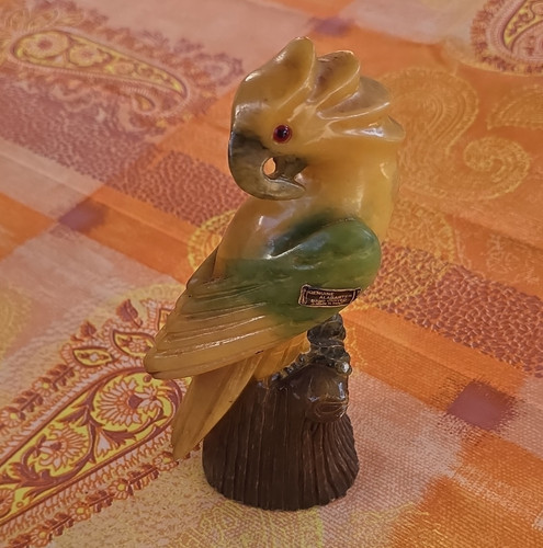 Genuine alabaster papagei - genuine,
