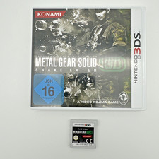 Metal Gear Solid 3D Snake Eater Nintendo 3DS Spiel gebraucht