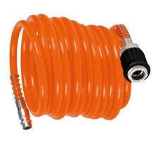 Einhell 4 m Druckluft Schlauch Spiralschlauch Luftschlauch Kompressorschlauch