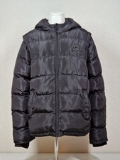 Cars Jeans YVEZO Winterjacke Jungen Gr.14 / 164 Schwarz Steppjacke Kinder MANGEL