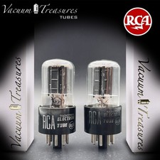 6SN7 GTB RCA Radiotron Silver