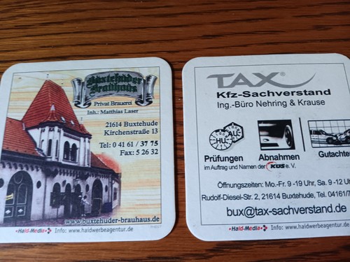 Rar bierdeckel hausbrauerei - bierdeckel,