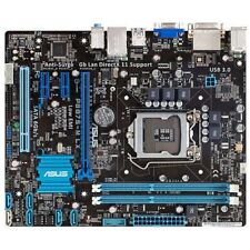 Asus P8B75-M LX Mainboard LGA1155 SATAIII USB3 DDR3 Bundle CPU RAM Zub. #8132