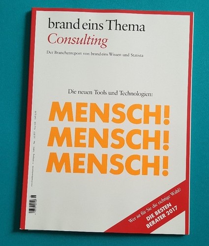 Brand eins thema - eins, consulting