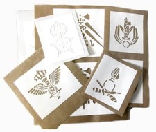 Italienischer Helm Schablone