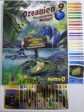 Netto - Ozeanien 9 Überraschende Natur Glitzerkarten und Sets zum aussuchen