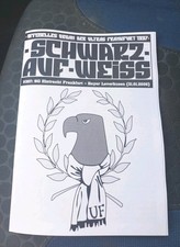 FANZINE ULTRAS SCHWARZ AUF