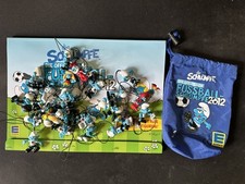 Edeka Fußballschlümpfe EM 2012 komplett inkl. Spielfeld,Sammelbeutel + doppelten