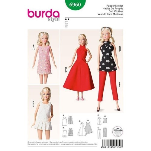 Burda schnittmuster 6960 - burda,