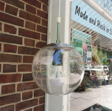 60er 70er Hängeleuchte Decken-Kugel Lampe Lamp space age 60s 70s Vintage