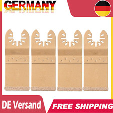 4x Multi Tool Set Sägeblatt Carbide Oszillierende Für Fliesen Stein Beton Mode