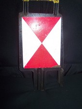 DB Zugschluss Stecktafel Reflektierend gebraucht guter Zustand