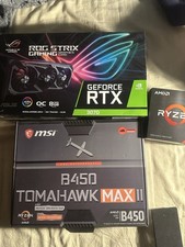 AMD R5 2600x RTx 3070 Strix,  Mainboard Bundle Am4 Msi