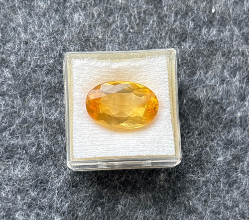 Citrin edelstein oval - citrin, edelstein,