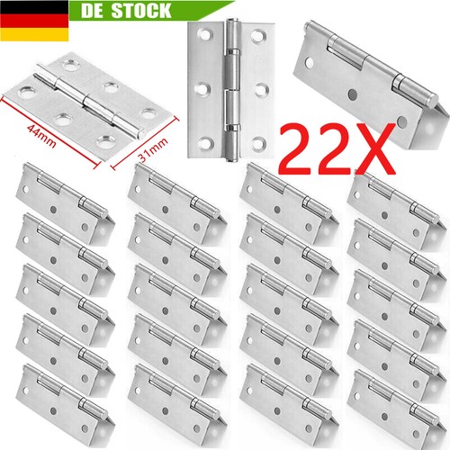 Edelstahl scharniere - 22,