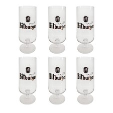 6x Bitburger Bierglas Tulpe