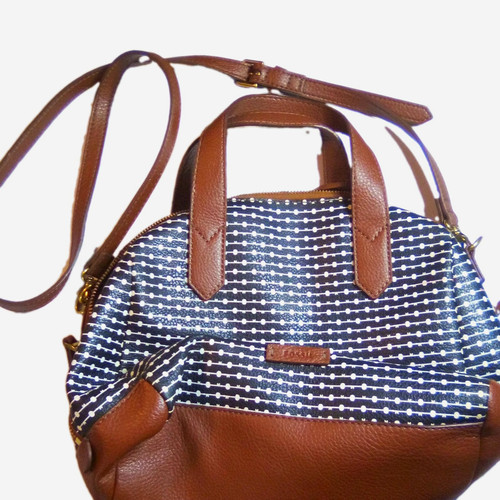 Fossil blue white geometric - white,