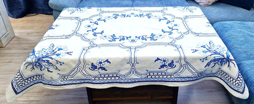 Vintage tischdecke mit - vintage,
