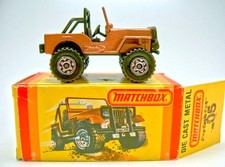 Matchbox Superfast Nr. 05D 4 x 4 Jeep off Road metallicbraun top in USA Box
