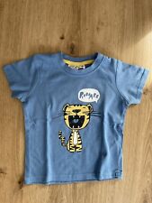 Kik Ergee T-Shirt blau mit Tiger 1164830 Roooarr Gr. 80 - NEU ohne Etikett