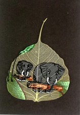 Schöne Handbemalt Elefant