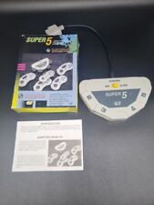 SNES Super 5 Multi-Player Adapter Multitap Super Nintendo mit Anleitung und OVP