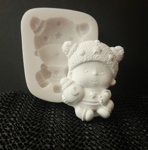 Silikonform gießform baby - silikonform,