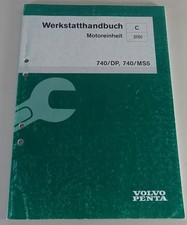 Werkstatthandbuch Volvo Penta Motoreinheit 740/DP / 740/MS5 Stand 11/2000